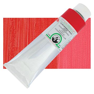 Open in modal - Old Holland Classic Oil Color - Scheveningen Red Light, 225 ml tube and swatch