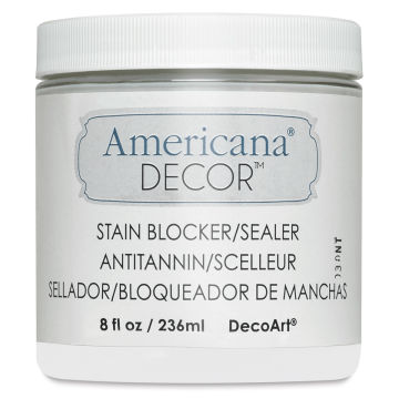 DecoArt Americana Decor Stain Blocker and Sealer, 8 oz jar