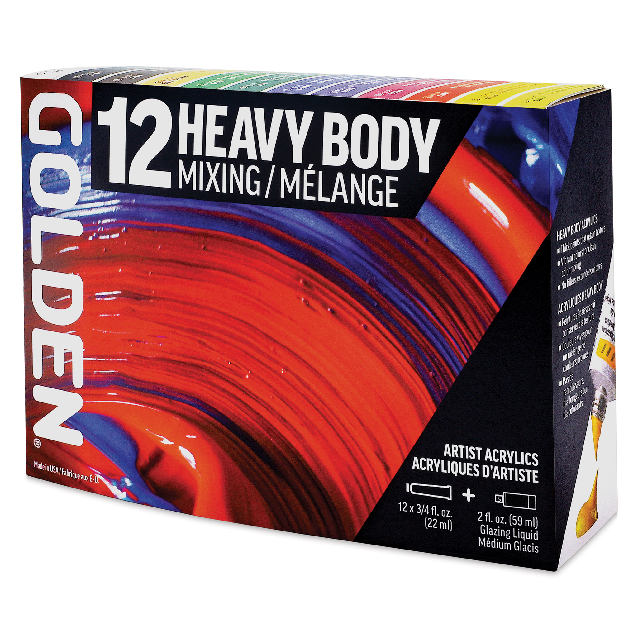 Golden Heavy Body Acrylic 8 oz - Alizarin Crimson Hue