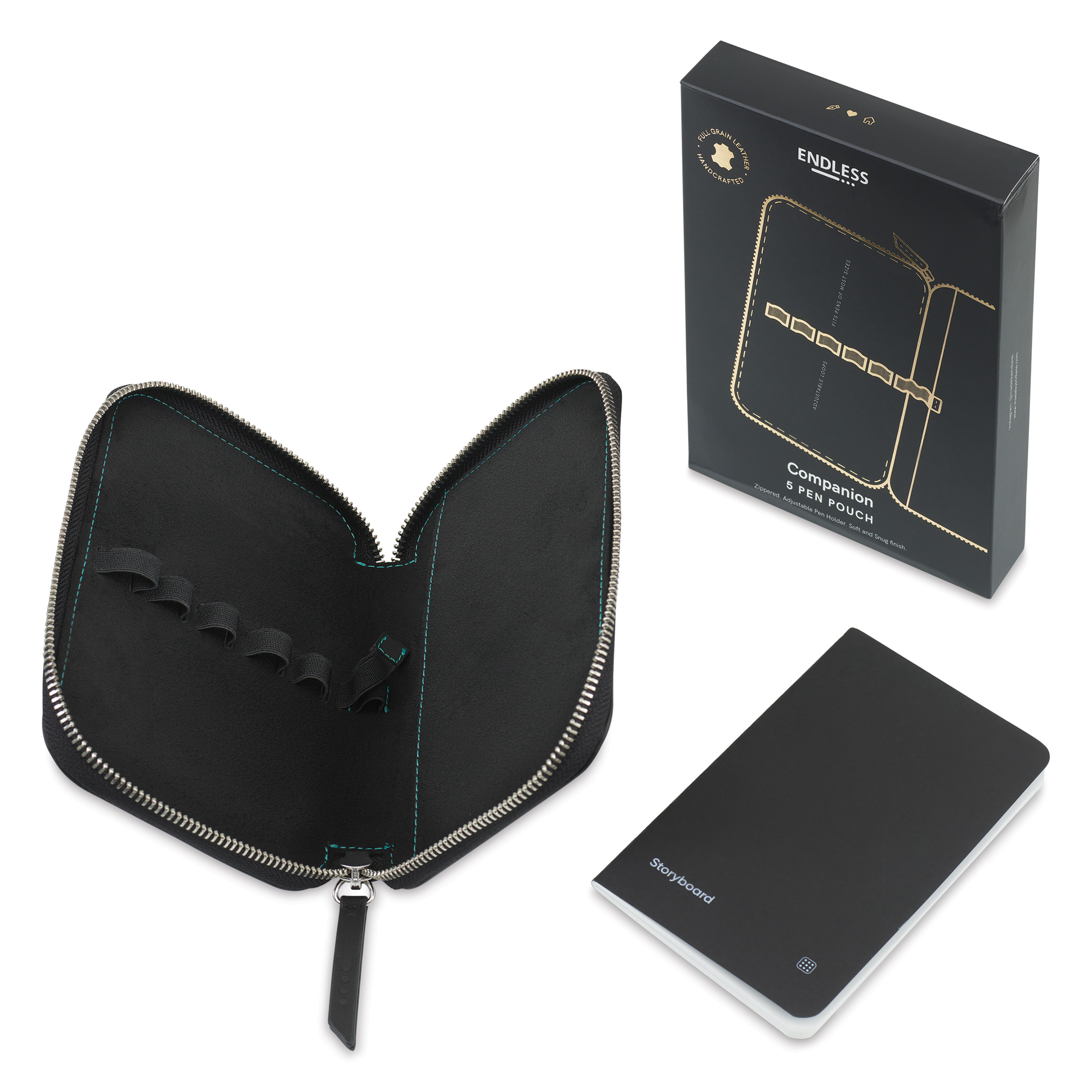 Endless Companion 5 Pen Pouch - Black | BLICK Art Materials