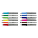 Bic Intensity Permanent Marker - Assorted Colors, Fine Tip, Set of 12