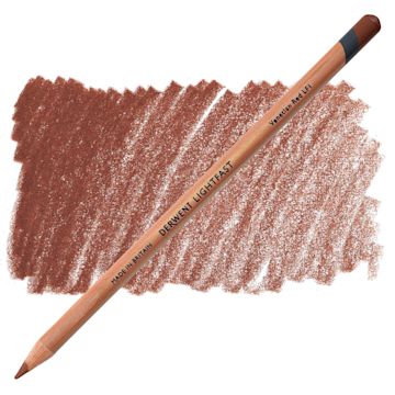 Open in modal - Derwent Lightfast Colored Pencil - Venetian Red pencil and swatch