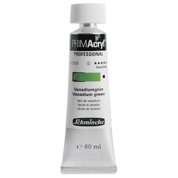 Open in modal - Schmincke Primacryl Professional Acrylic Paint - Vanadium Green, 60 ml Tube