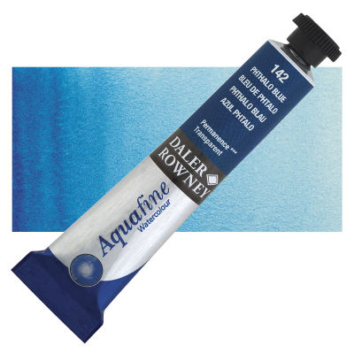 Daler-Rowney Aquafine Watercolors and Sets - Phthalo Blue, 8 ml, Tube