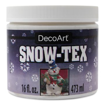 Open in modal - DecoArt Snow-Tex Acrylic Medium - 16 oz, jar