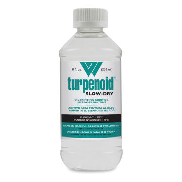 Weber Turpenoid Slow Dry - Front of 8 oz Bottle