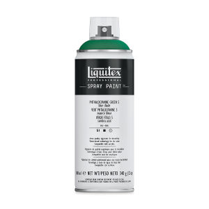 Liquitex Professional Spray Paint - Phthalo Green (Blue Shade) 5, 400 ml can