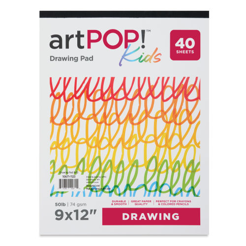Kids Drawing Pad - 9 x 12 - 40 Sheets - Case of 12