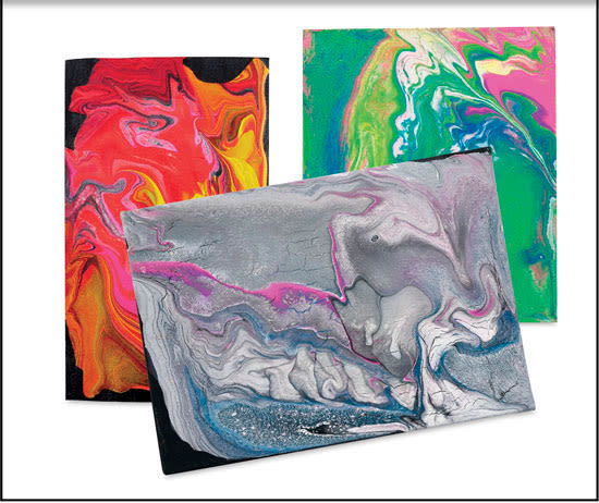 Tempera Paint Pouring Project Idea BLICK Art Materials