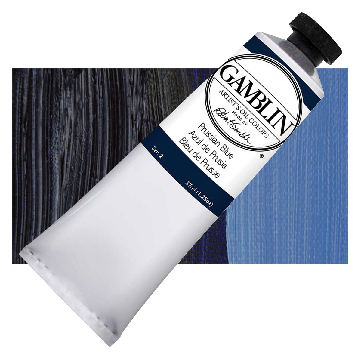 Gamblin Artist's Oil Color Prussian Blue, 37 ml tube BLICK Art