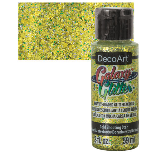 DecoArt Galaxy Glitter (GOLD SHOOTING STAR) - Plum Purdy
