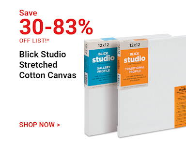 Save 30-83% off list. Blick Studio Stretched Cotton Canvas. Shop now.