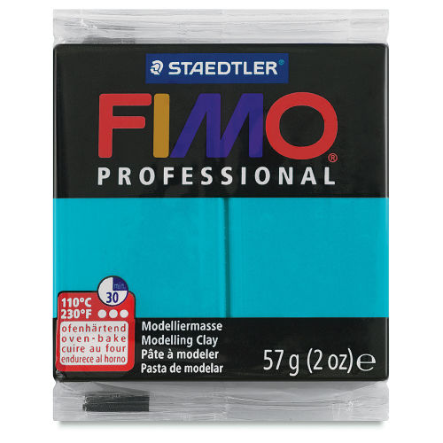 Staedtler Fimo Professional Polymer Clay - Turquoise, 2 oz