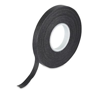 Open in modal - Blick Chart Tape - Upright roll of 1/4" black tape slightly unrolled