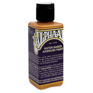 Alpha6 AlphaAir Airbrush Ready Paint - Caramel, 5 oz, Bottle