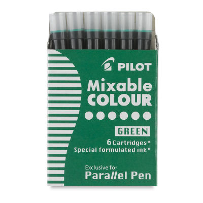 Pilot Parallel Pen Refill - Green, Pack of 6