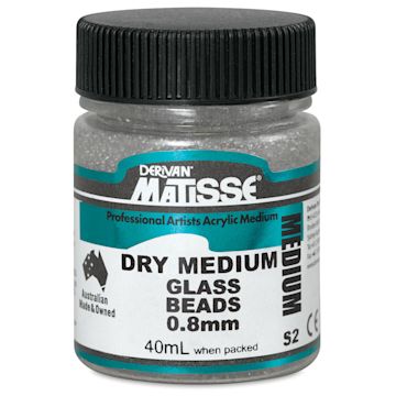 Open in modal - Matisse Acrylic Effects Dry Medium Glass Beads - 0.8 mm, 40 ml
