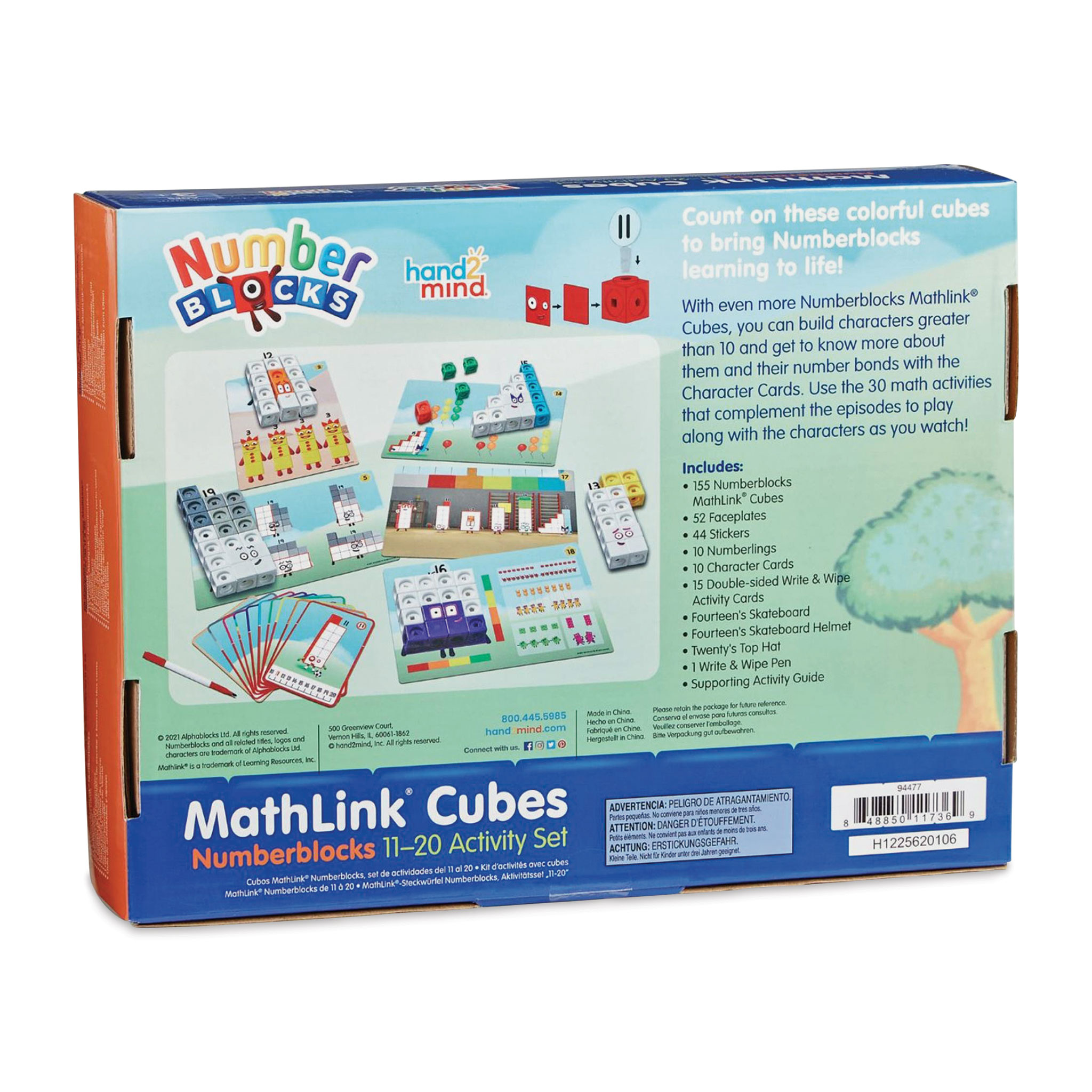 Numberblocks MathLink Cubes 11-20 Activity Set — INSPIRE Research Institute  for Pre-College Engineering