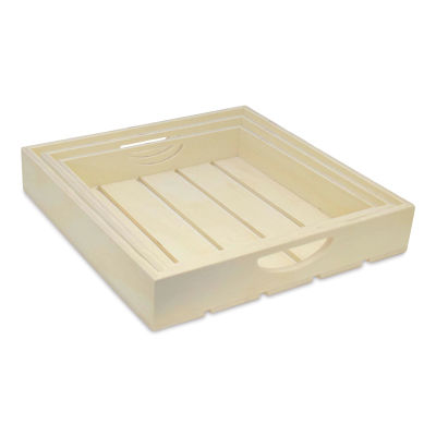 Craft Medley Wood Trays, WS425, Set of 3, Trays Stacked Together