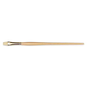 Raphael Extra White Bristle Brush - Bright, Long Handle, Size 14