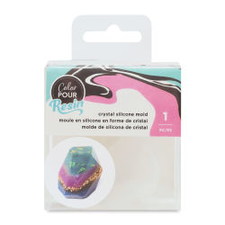 American Crafts Color Pour Crystal Silicone Mold (front of package)