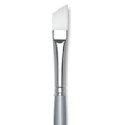 Silver Brush Silverwhite Synthetic Brush - Angular, Long Handle, Size 1/2