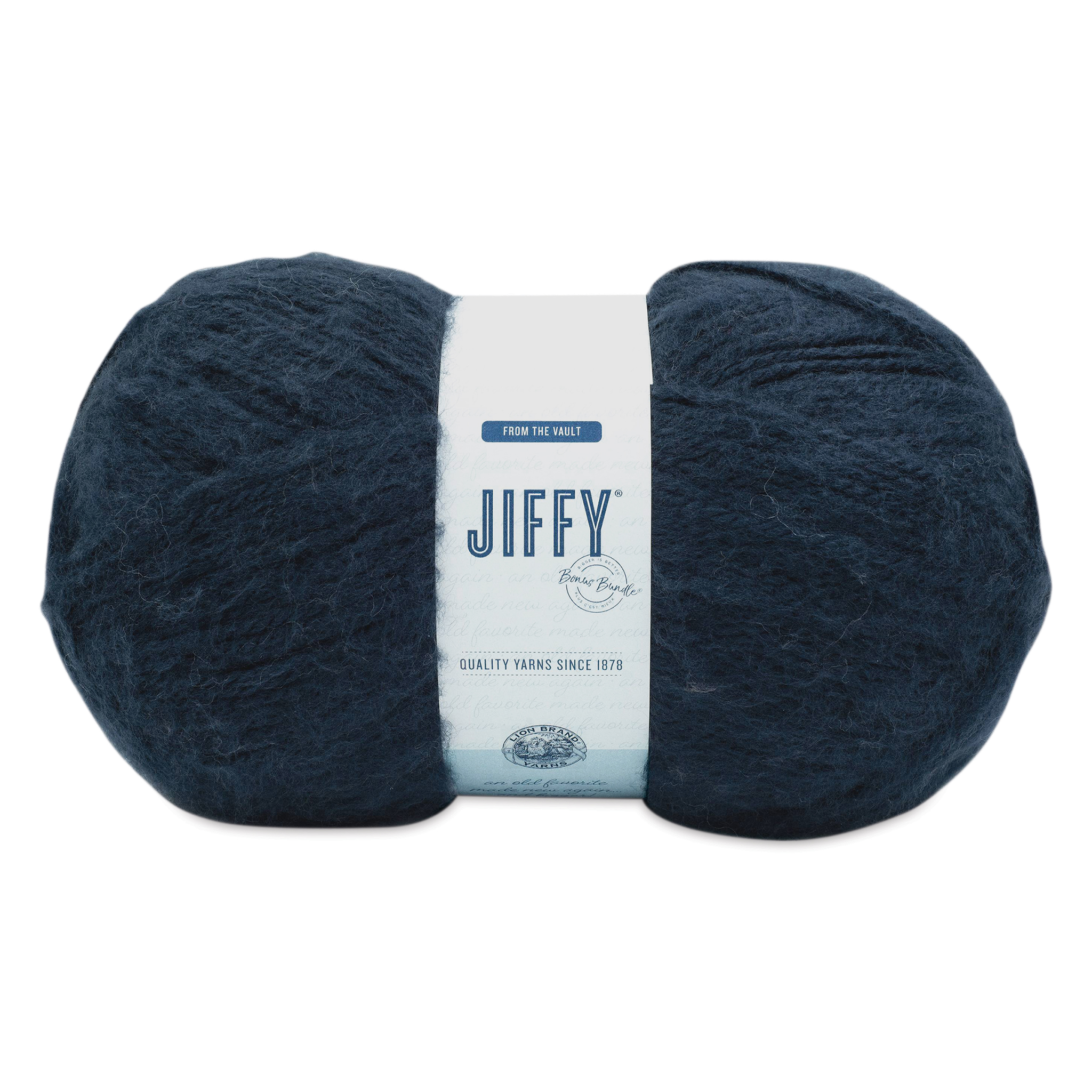 Lion Brand Yarn Jiffy Acrylic Yarn bulky 135 yards Taupe Mist 121