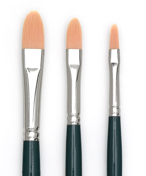 DA VINCI SET OF 7 FIT SYNTHETIC BRISTLE FLAT BRUSHES SERIES 5227 -  Artemiranda