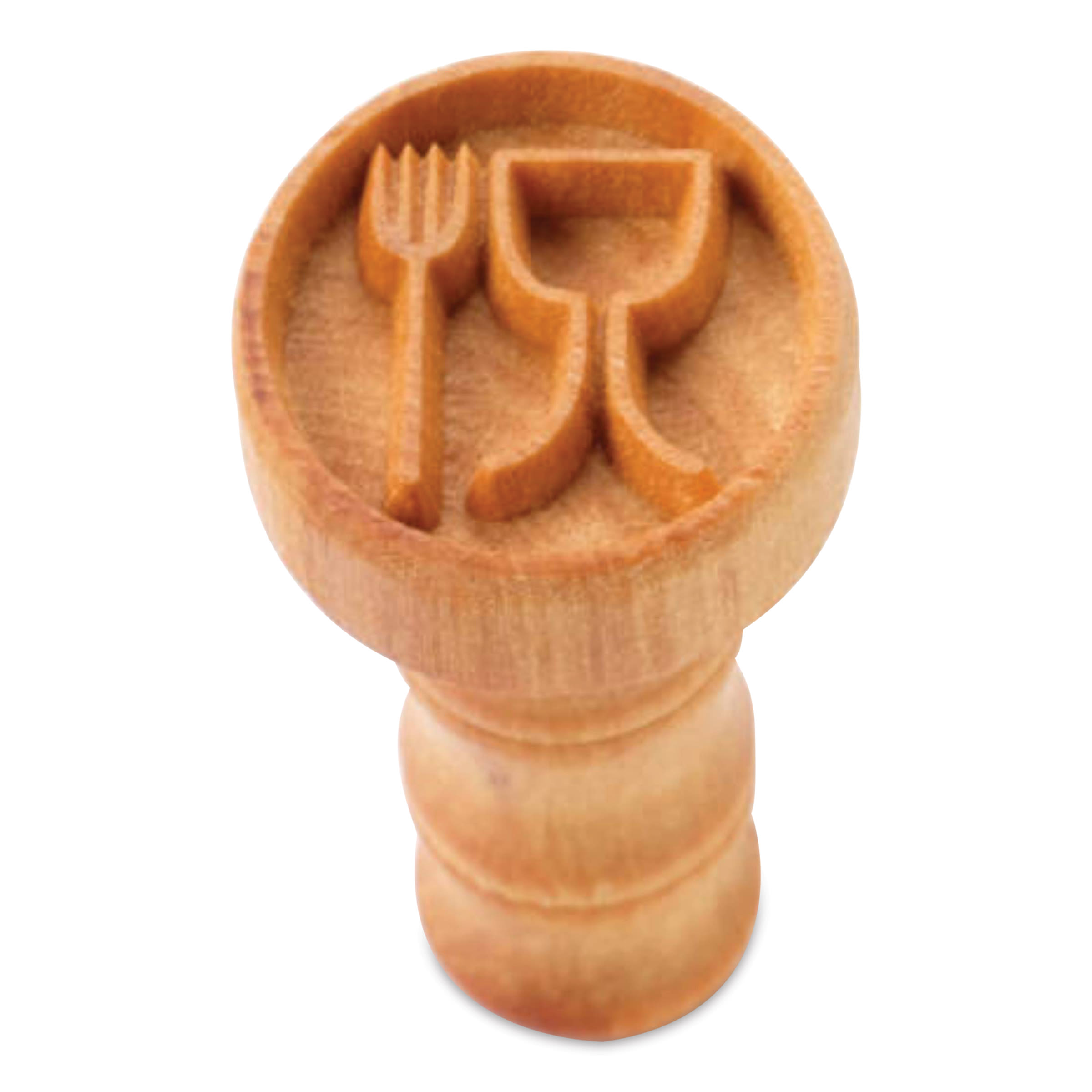 MKM Pottery Tools Round Stamp - SCM-265, Food-Safe, Medium