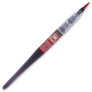 Sennelier Ink Brush - Primary Red color, shown uncapped
