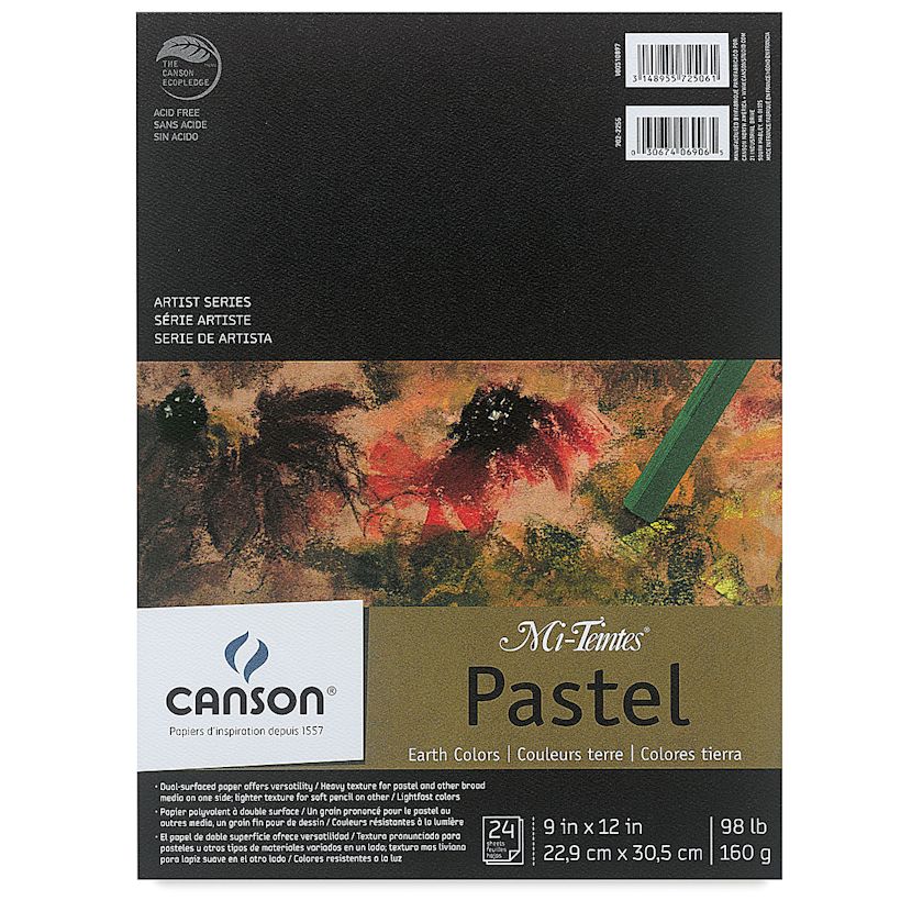 Canson M-Tentes Drawng Paper - 19" X 25", Flannel Gray, Sngle Sheet