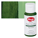 Utrecht Fluid Acrylics - Sap Green, 1 oz bottle