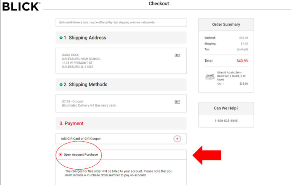 Step 6: Confirm Payment Method