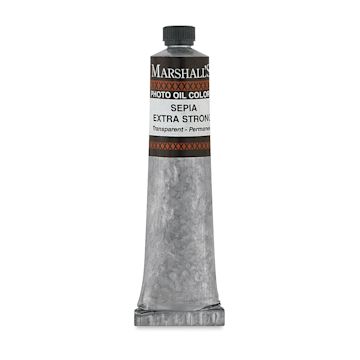 Open in modal - Marshall's Photo Oil Color - Sepia Extra Strong, 3/4" x 4" Tube