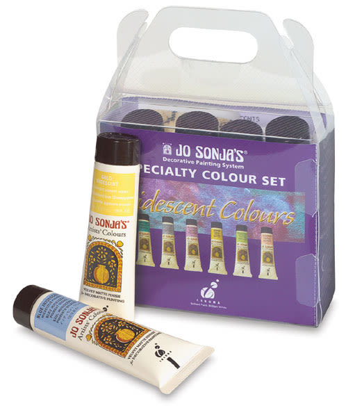 Chroma’s Jo Sonja Specialty Acrylic Paints Iridescent, Set of 6