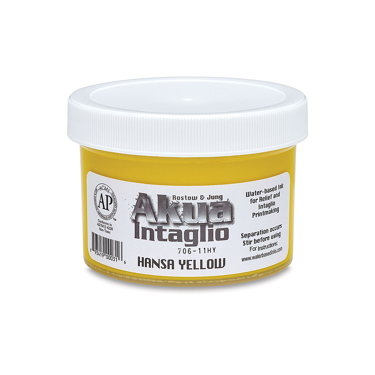 Akua Intaglio Ink - Mars Black, 237 ml, BLICK Art Materials