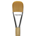 Silver Brush Silver Jumbo Golden Synthetic Brush - Filbert, Mid-Handle, Size 40