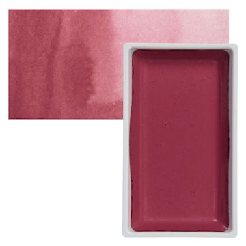 Open in modal - Kuretake Gansai Tambi Watercolor Pan - Alizarin Crimson pan and swatch