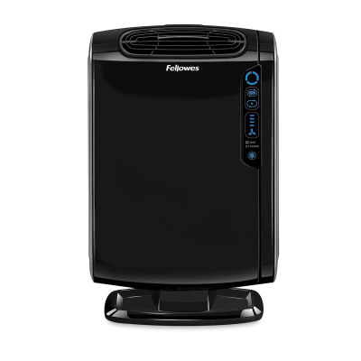 Fellowes AeraMax Air Purifiers - Front view of Black Purifier 190