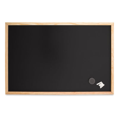 MasterVision Pine Wood Frame Chalkboard - 24" x 36" (Front)