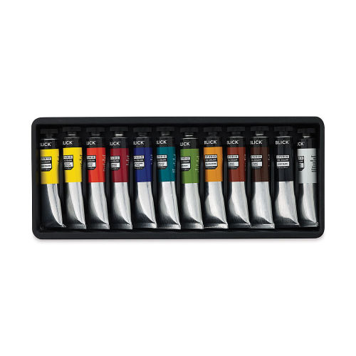 Blick Studio Acrylics - Set of 12 Colors, 21 ml Tubes