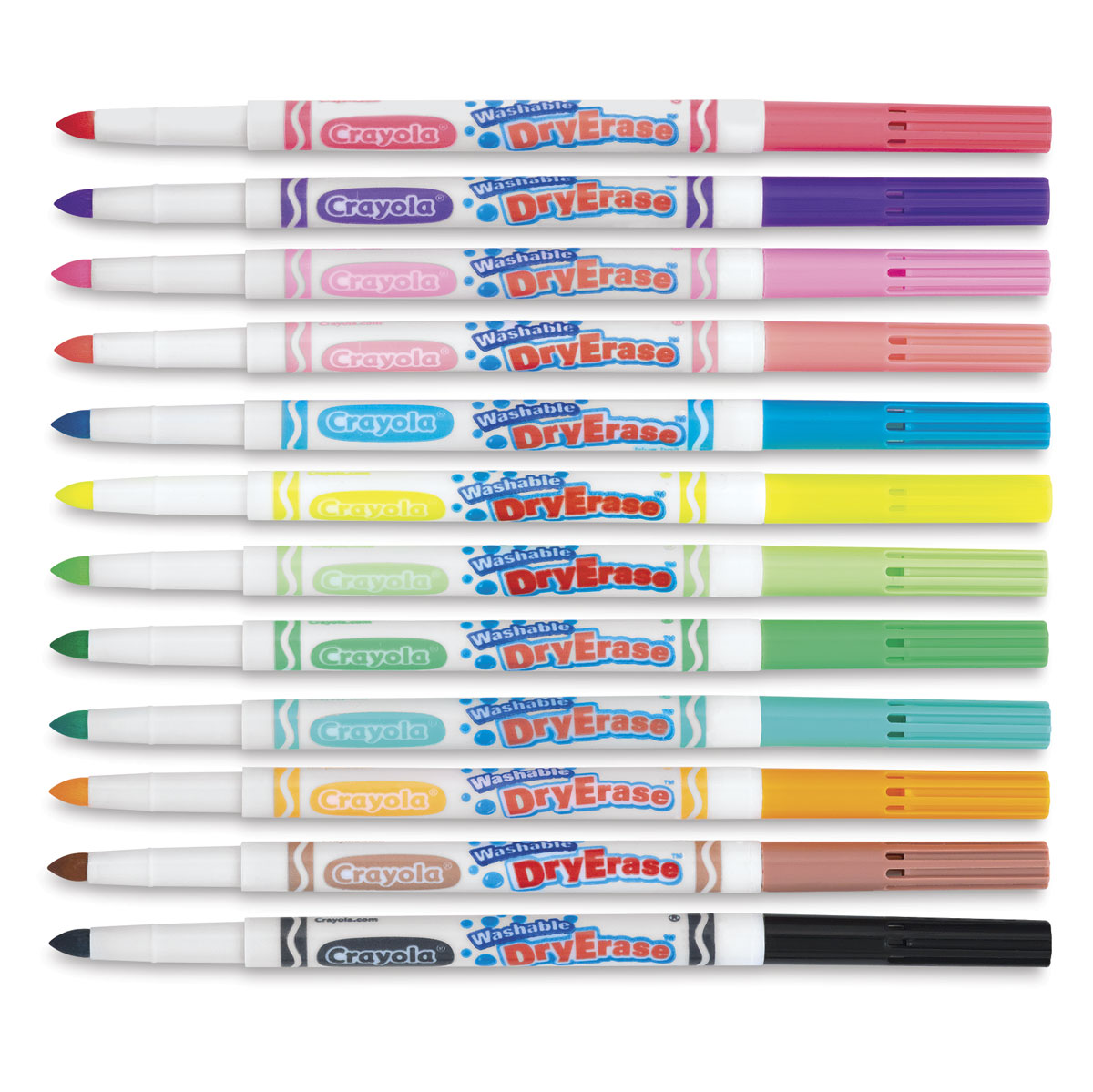Crayola, Washable Dry-Erase Markers, 12 Pieces