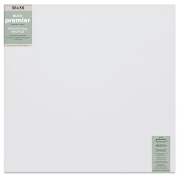 Open in modal - Blick Premier Stretched Cotton Canvas - Traditional Profile, Splined, 36" x 36", front