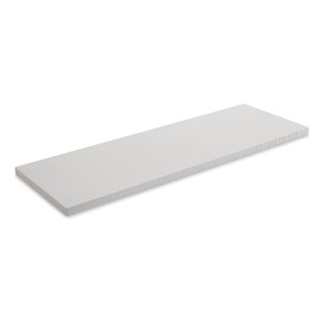 Open in modal - Plastruct Polystyrene Foam - angled view of 12" x 36" x 1" piece of foam