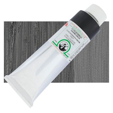 Open in modal - Old Holland Classic Oil Color - Scheveningen Warm Grey, 225 ml tube and swatch
