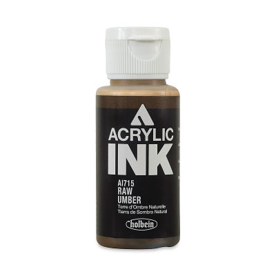Holbein Acrylic Ink - Raw Umber, 30 ml