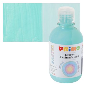Open in modal - Primo Premium Tempera Paint - Pastel Green - bottle and swatch