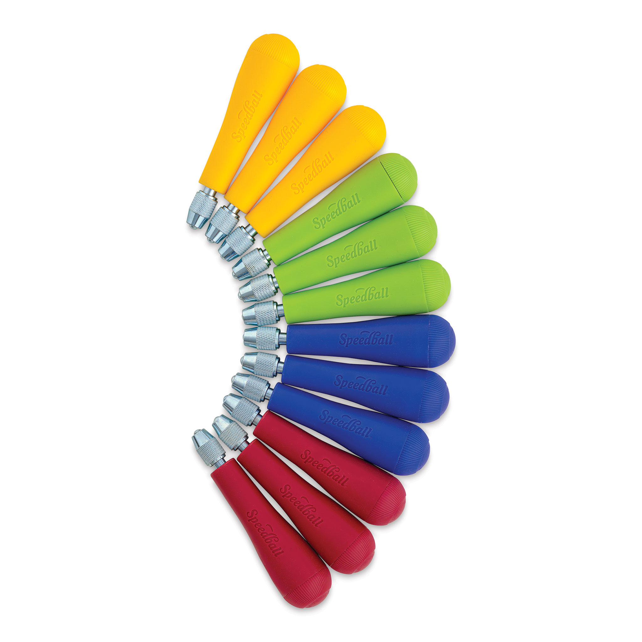 Speedball Cutter Handle with Screw-Off Cap, Assorted Color, Pack of 12