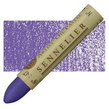 Open in modal - Sennelier Oil Pastel - Blue Violet oil pastel and swatch