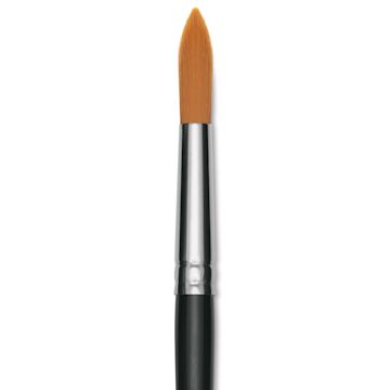 Open in modal - Utrecht Synthetic Sablette Round - Size 12, Short Handle, close-up
